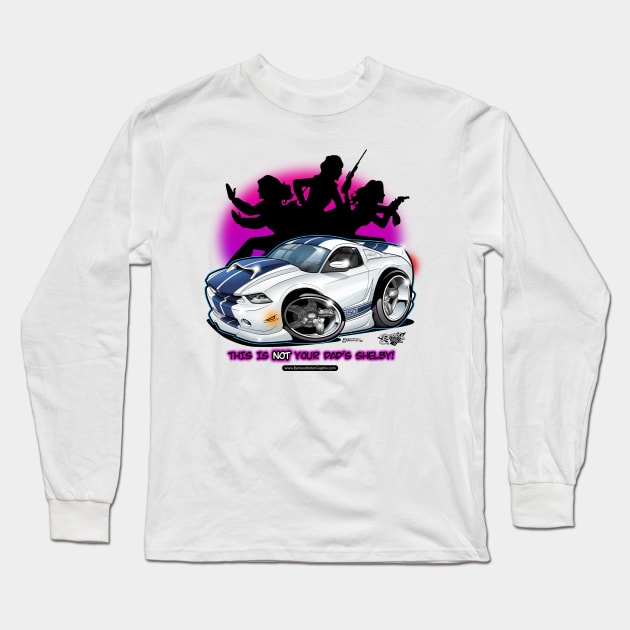 This Is Not Your Dad's Shelby Long Sleeve T-Shirt by Bernies Motor Graphix